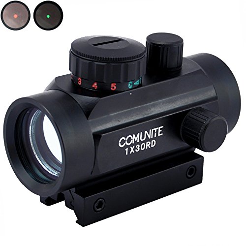 Comunite 1X 30 RedGreen Dot Sight Scope Tactical Holograp with Integral Picatinny Mounting Deck