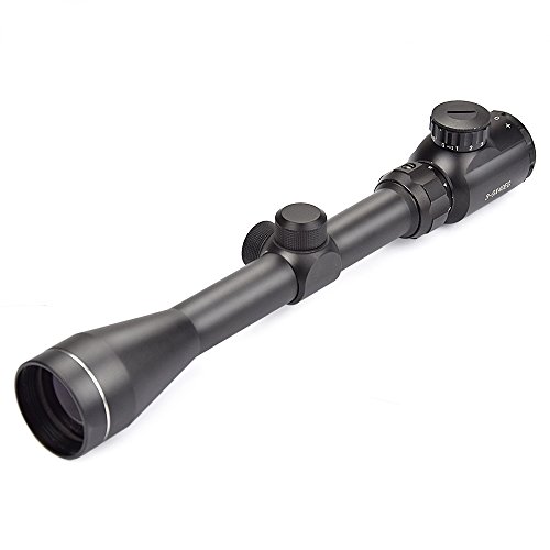 Twod 3-9x40mm Riflescope RedGreen Illuminated Handgun Scope with 1 Tube  Scope Rings  Lens Cover