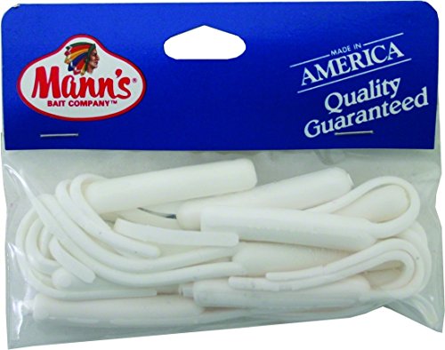 Manns Bait Company The Classic Trailers Fishing Lure Pack of 10 4-Inch White